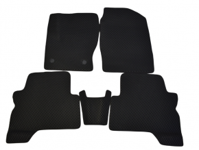 Новый комплект EVA ковриков для Ford Kuga II черный с черной окантовкой